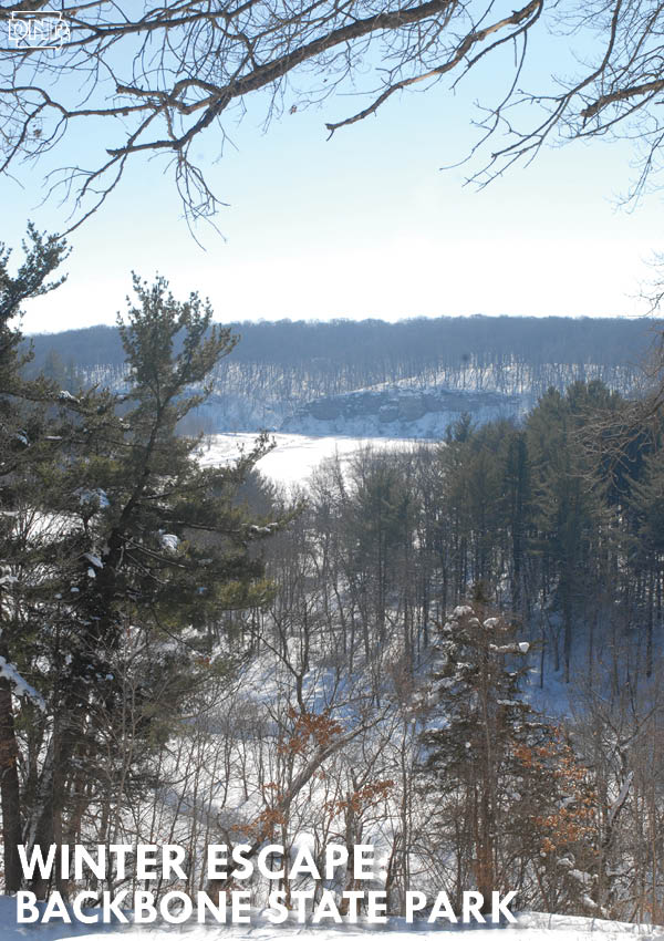 Explore Iowa's oldest state park, Backbone, for a perfect winter getaway (cabins, fishing, hiking, sledding and more!) | Iowa Outdoors magazine